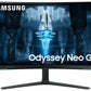 Samsung Odyssey LS32BG850NPXXU computer monitor 81.3 cm (32") 3840 x 2160 pixels 4K Ultra HD LCD White