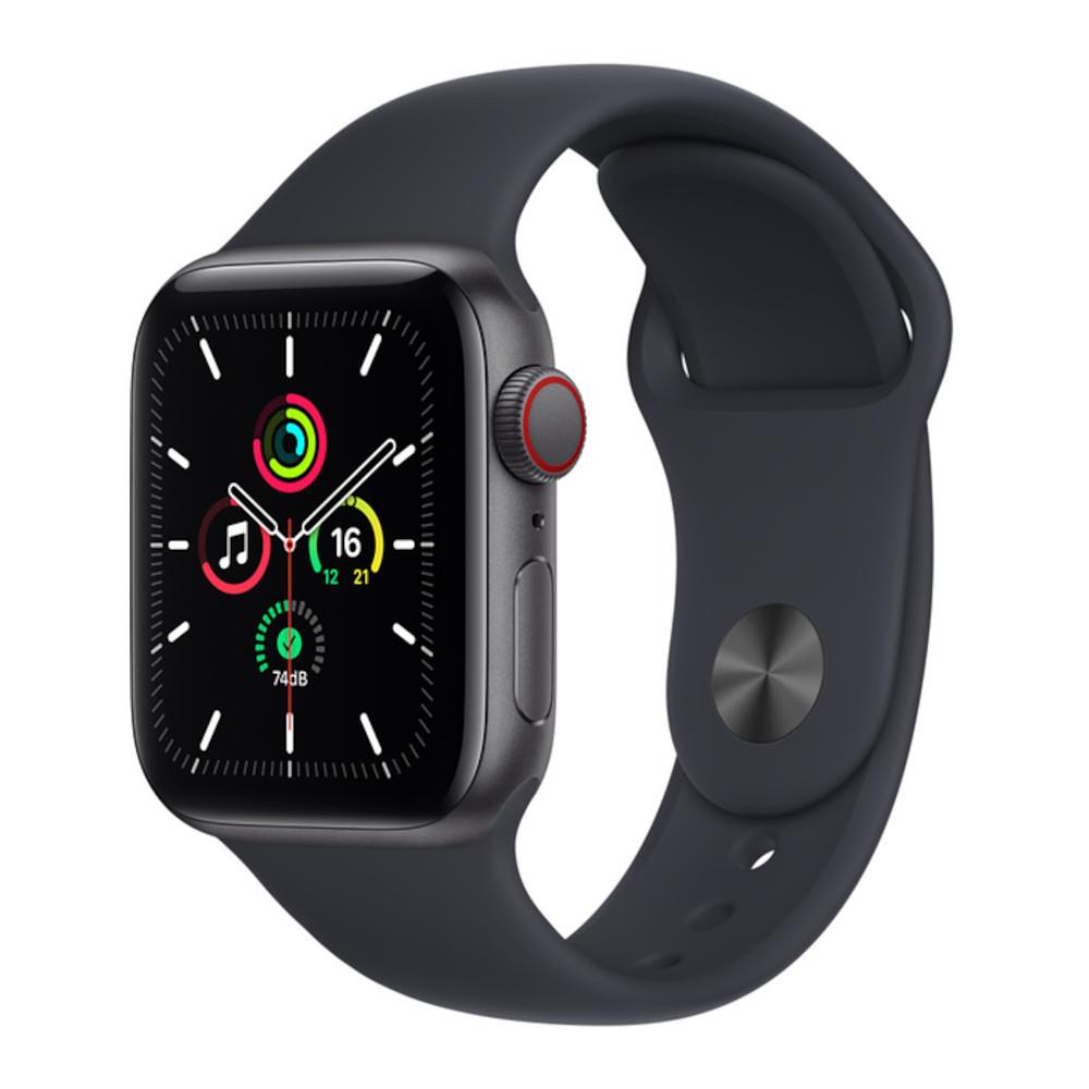 Apple Watch SE OLED 40 mm Digital 324 x 394 pixels Touchscreen 4G Grey Wi-Fi GPS (satellite)