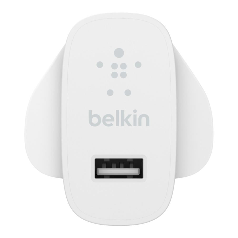Belkin BOOSTCHARGE USB-A 12W Wall Charger with 1m Lightning Cable - White