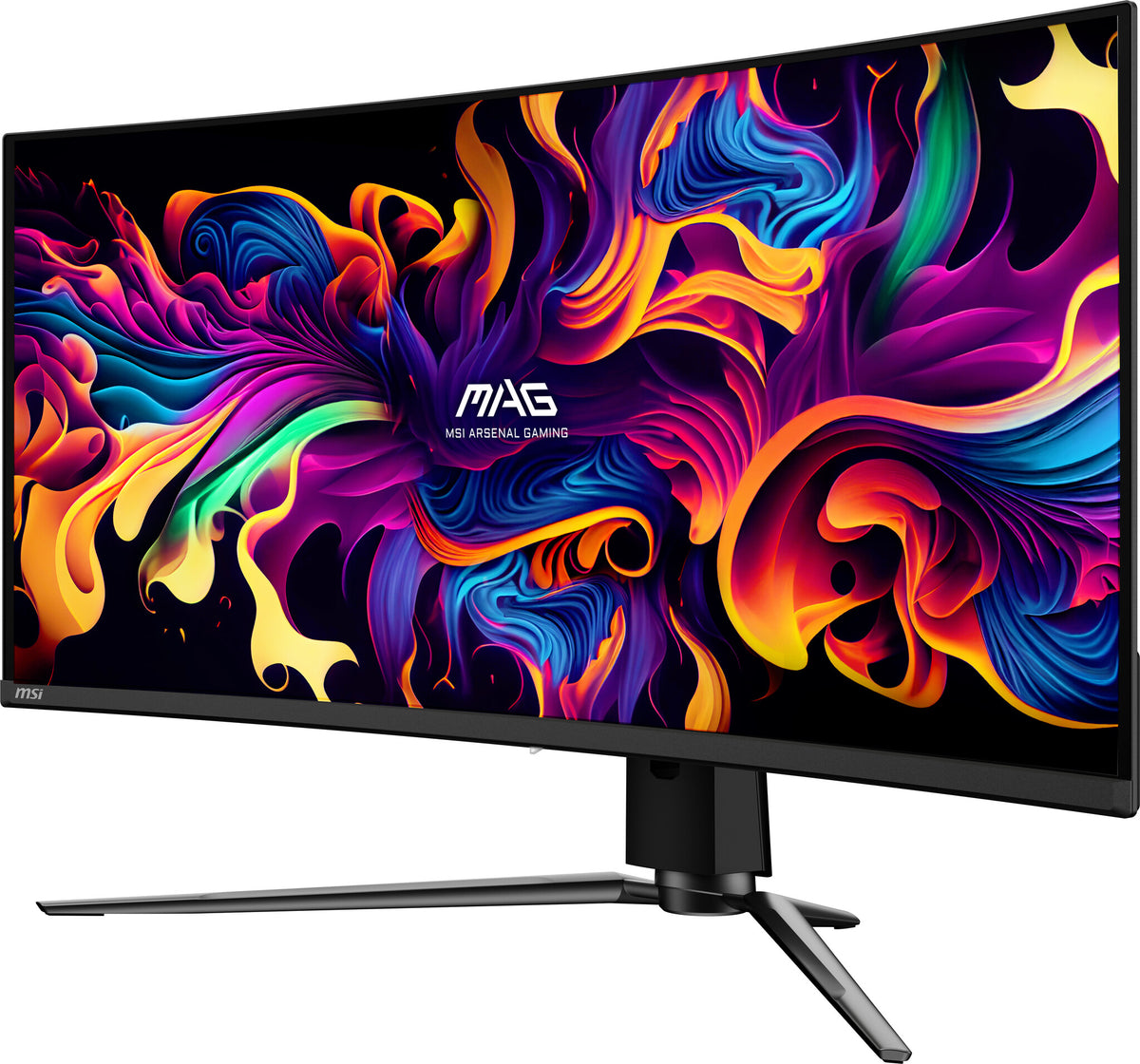 MSI MAG 341CQP QD-OLED computer monitor 86.4 cm (34&quot;) 3440 x 1440 pixels UltraWide Quad HD QDOLED Black