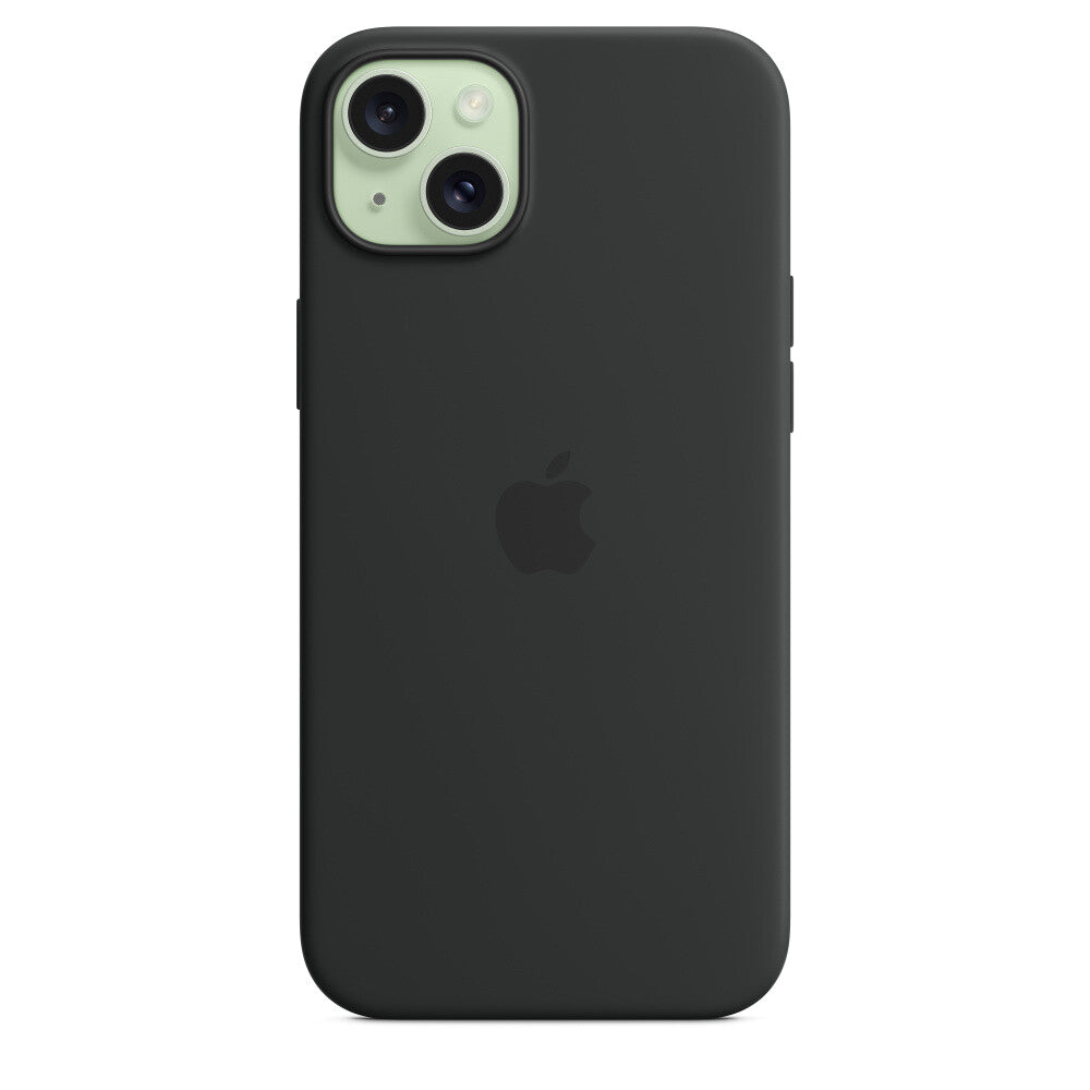 Apple iPhone 15 Plus Silicone Case with MagSafe in Black