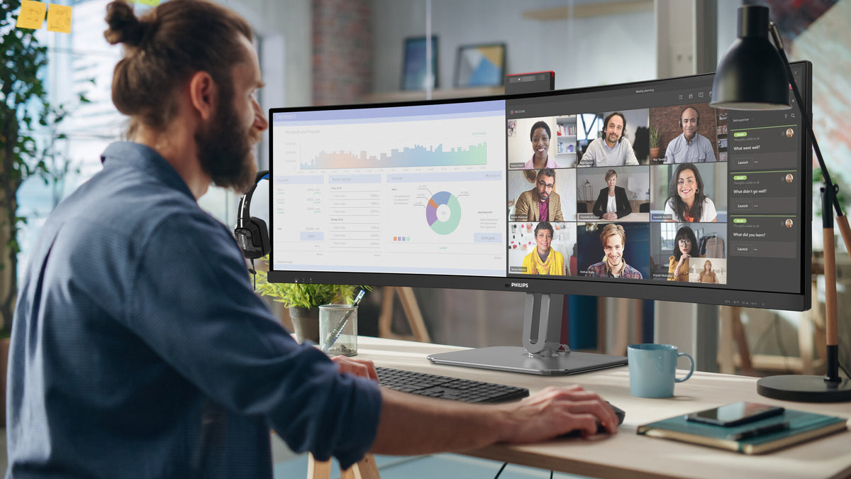 Philips 49B2U6900CH/00 - 124 cm (48.8") - 5120 x 1440 pixels Dual QHD LCD Curved Monitor