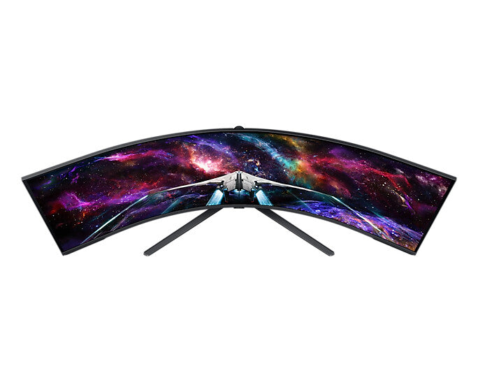 Samsung Odyssey S57CG954NU computer monitor 144.8 cm (57") 7680 x 2160 pixels 8K Ultra HD QLED Black, White
