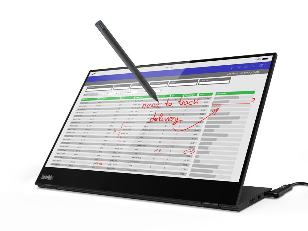 Lenovo M14T - 35.6 cm (14&quot;) - 1920 x 1080 pixels FHD LED Touchscreen Monitor