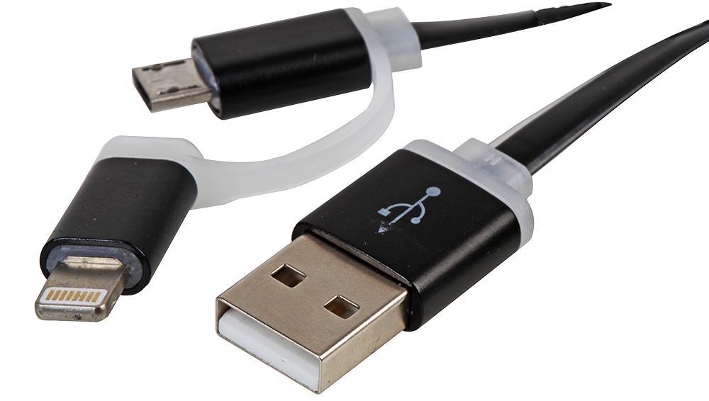 Olixar 2-in-1 Cable - Lightning &amp; Micro USB