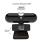 Adesso CyberTrack H7 - 4 MP 2560 x 1440p USB 2.0 webcam in Black