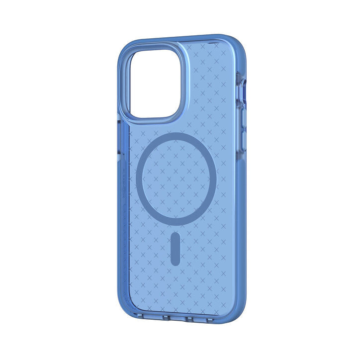 Tech21 Evo Check with MagSafe for iPhone 14 Pro in Tranquil Blue