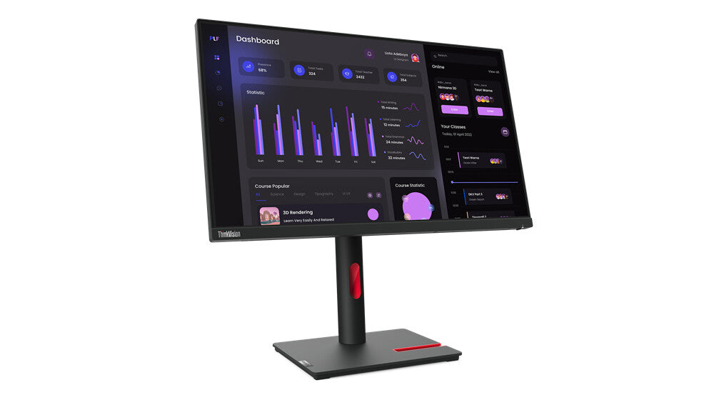 Lenovo ThinkVision T24i-30 - 60.5 cm (23.8") - 1920 x 1080 pixels FHD LED Monitor
