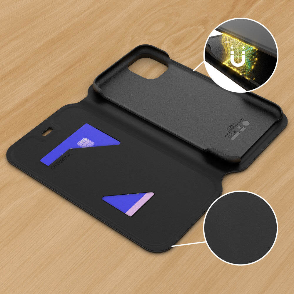 OtterBox Strada Via Series for iPhone 12 / 12 Pro in Black