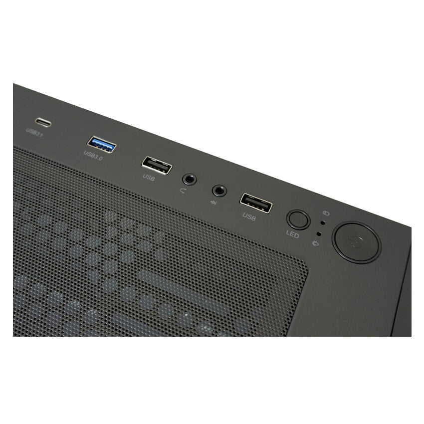 LC-Power Wanderer X Midi Tower in Black
