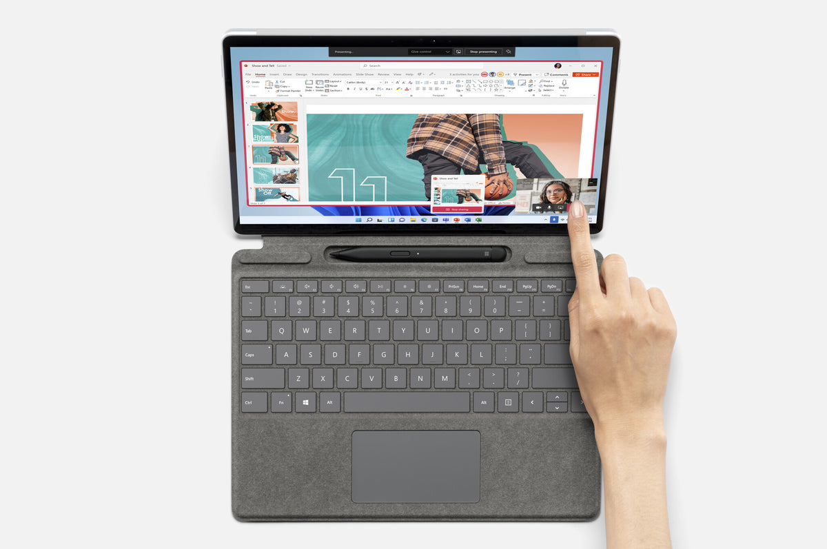 Microsoft Surface Pro 8 - 4G LTE - 512 GB - 33 cm (13") - Intel® Core™ i5 - 16 GB - Wi-Fi 6 - Windows 11 Pro - Platinum