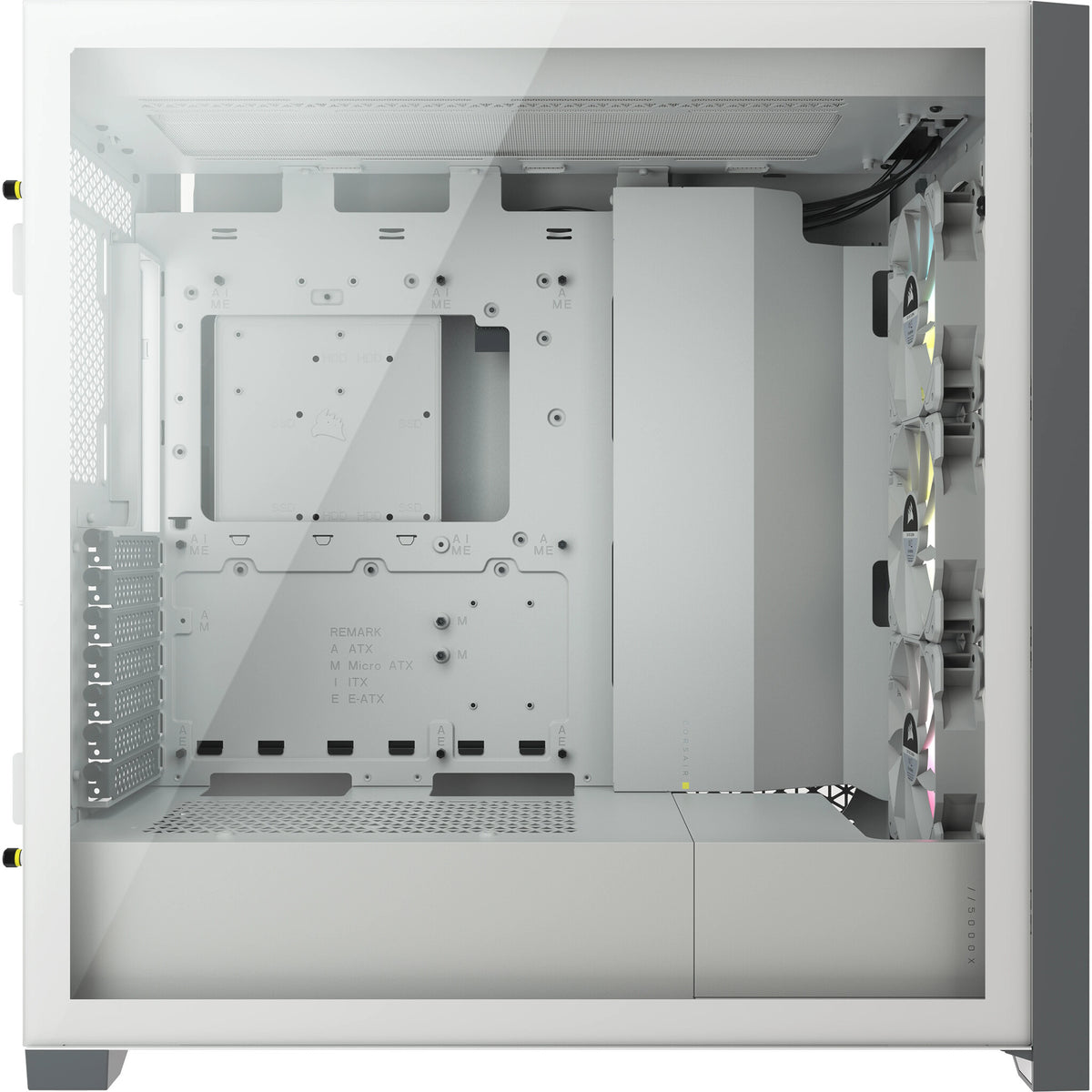 Corsair iCUE 5000X RGB Midi Tower in White