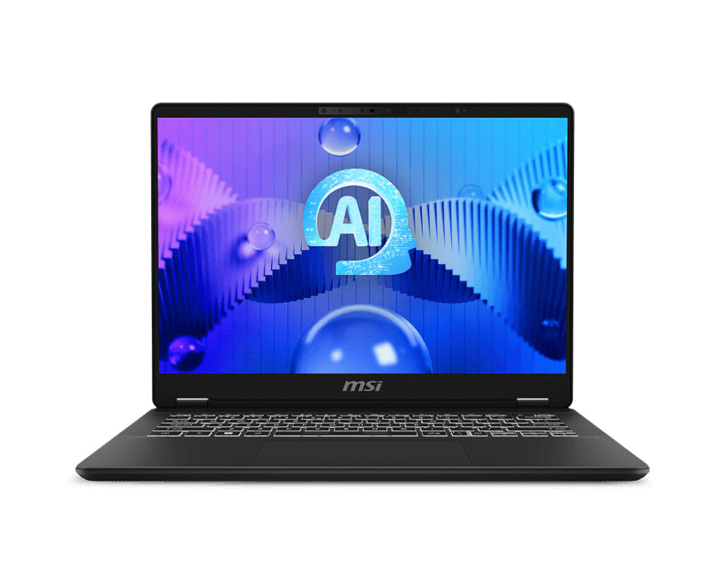 MSI Prestige 14 AI Evo Laptop - 35.6 cm (14") - Intel Core Ultra 7 155H - 16 GB DDR5-SDRAM - 1 TB SSD - Wi-Fi 7 - Windows 11 Pro - Grey