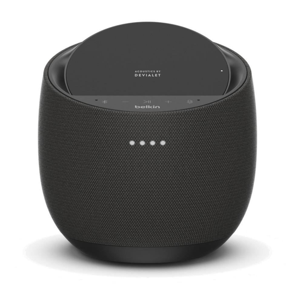 Belkin SOUNDFORM ELITE Smart Speaker + Wireless Charger - Alexa + Airplay 2 - Black