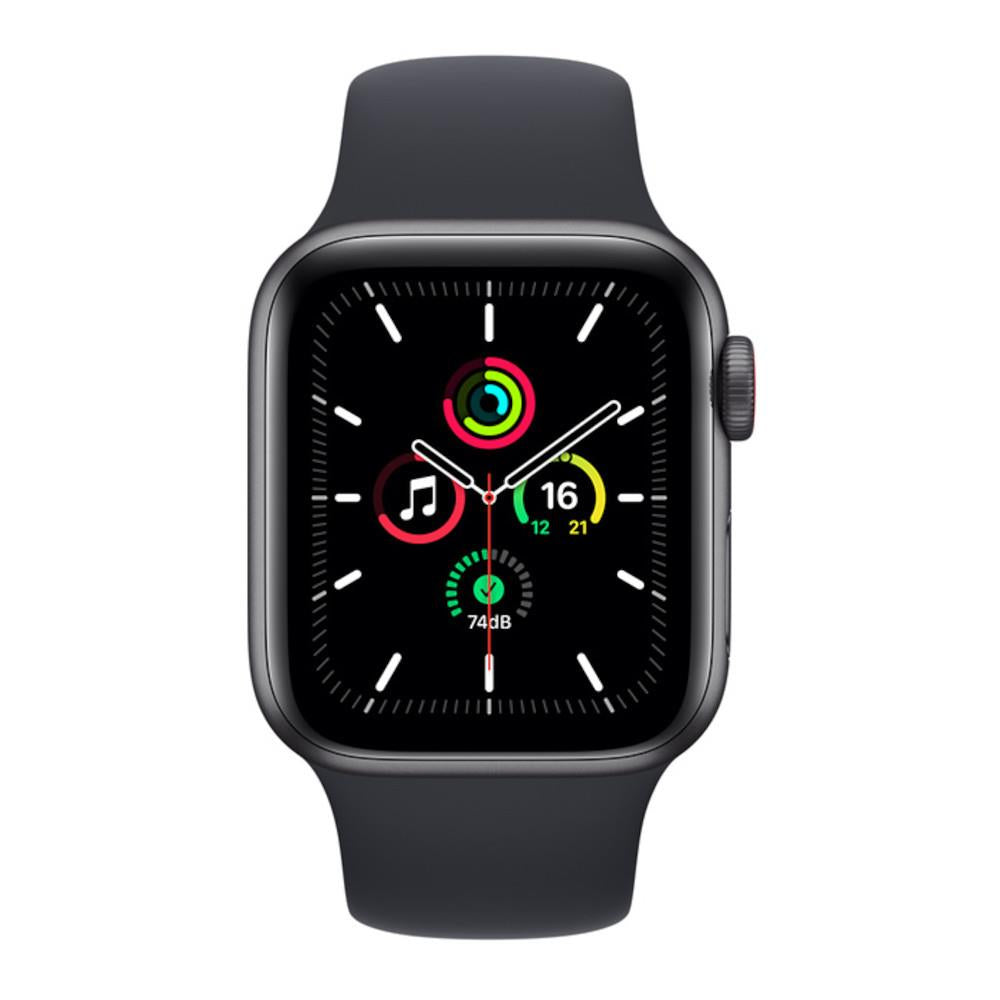 Apple Watch SE OLED 40 mm Digital 324 x 394 pixels Touchscreen 4G Grey Wi-Fi GPS (satellite)