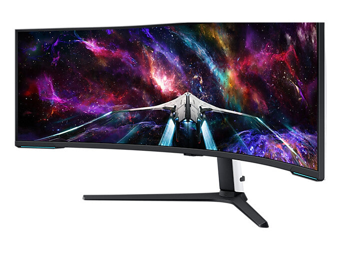 Samsung Odyssey S57CG954NU computer monitor 144.8 cm (57") 7680 x 2160 pixels 8K Ultra HD QLED Black, White