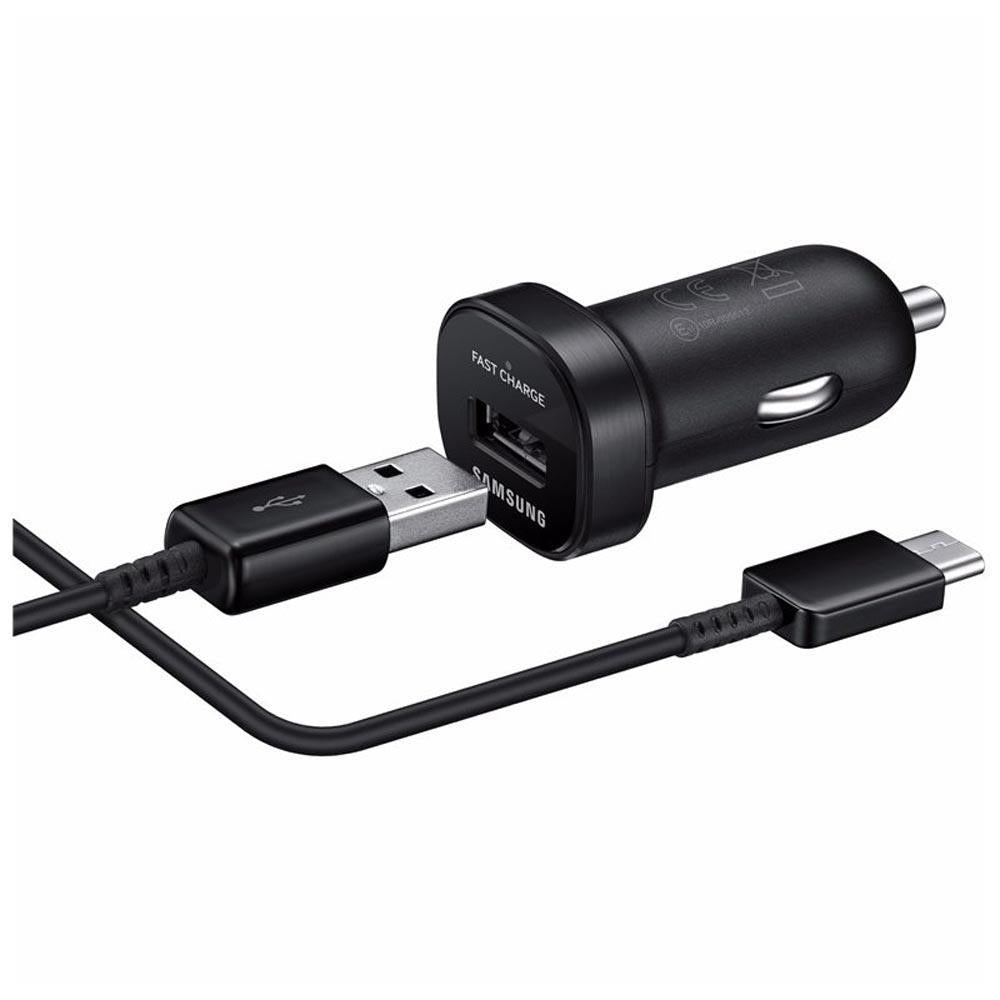 Samsung Adaptive Fast Charging Car Charger - Black - EP-LN930CB