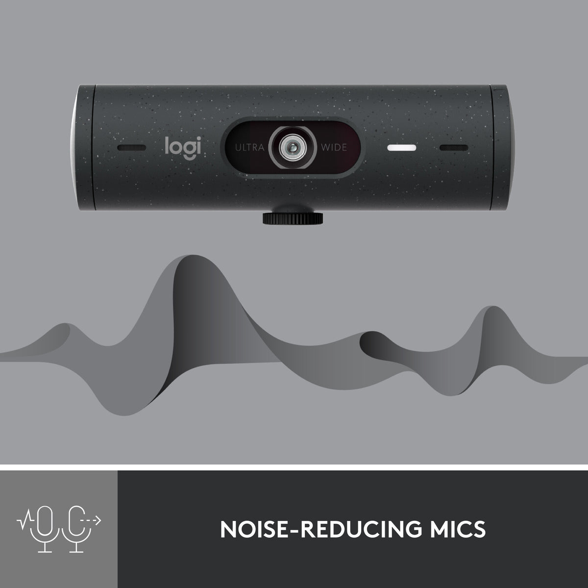 Logitech Brio 500 - 4MP 1920 x 1080p USB webcam in Black