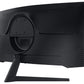Samsung Odyssey C34G55TWWP computer monitor 86.4 cm (34") 3440 x 1440 pixels UltraWide Dual Quad HD LED Black