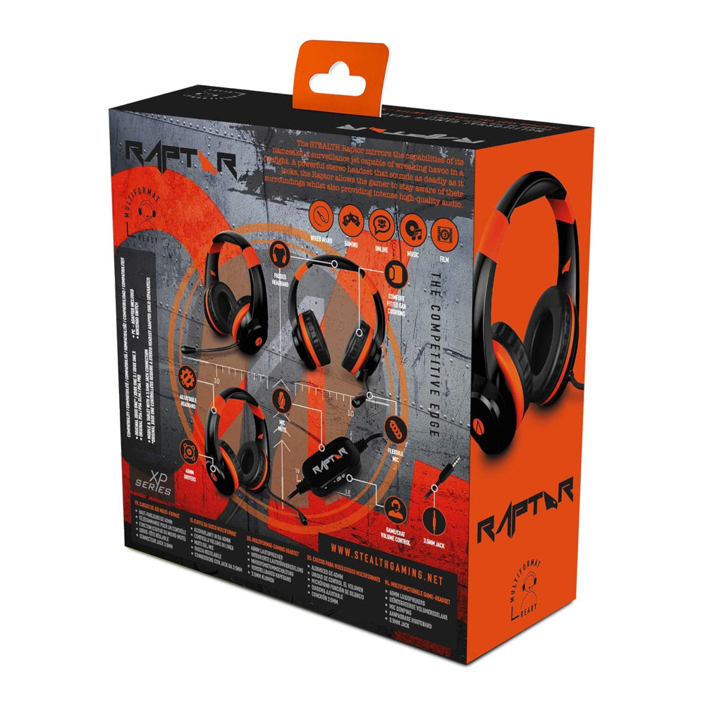 Multiformat Wired Stereo Gaming Headset - Raptor