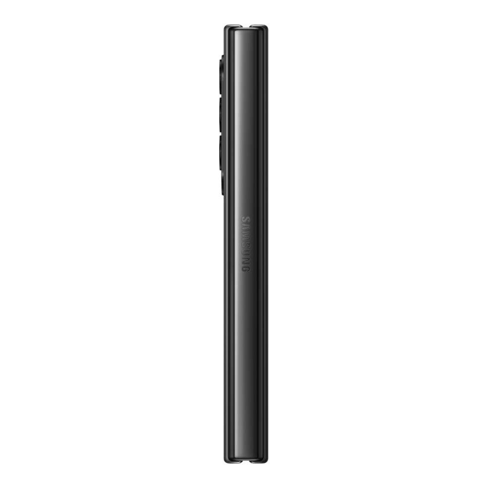 Samsung Galaxy Fold4 - phantom black - side