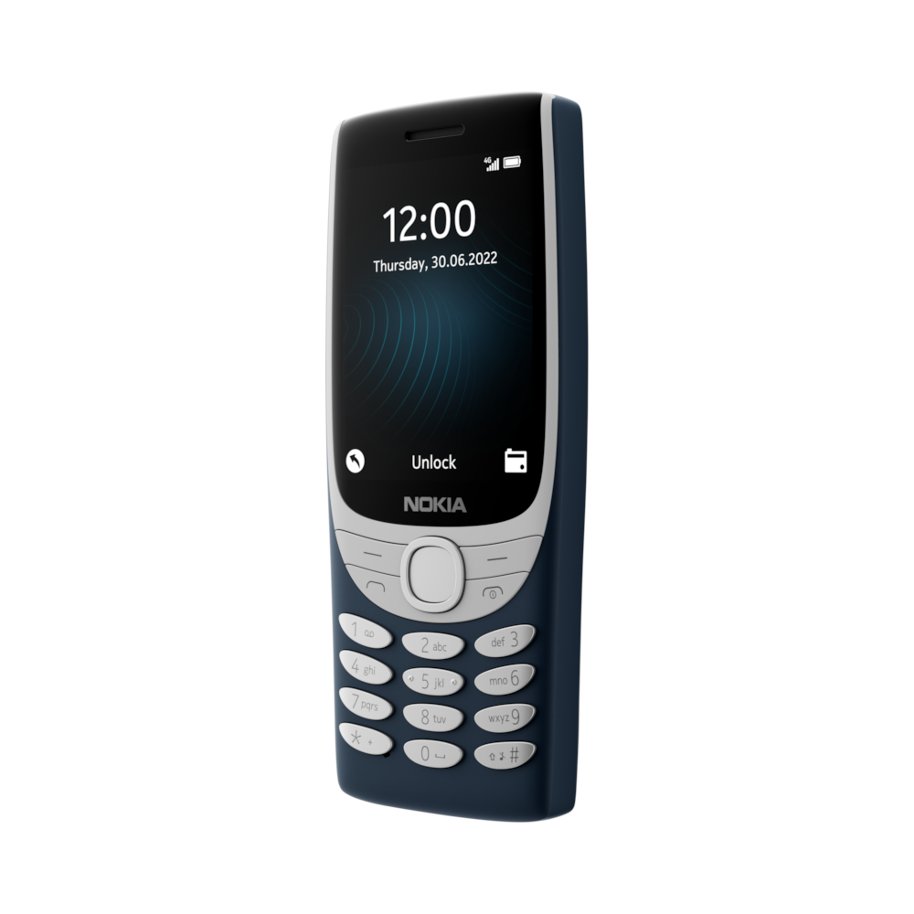 Nokia 8210 4G - Dark Blue Front Angle