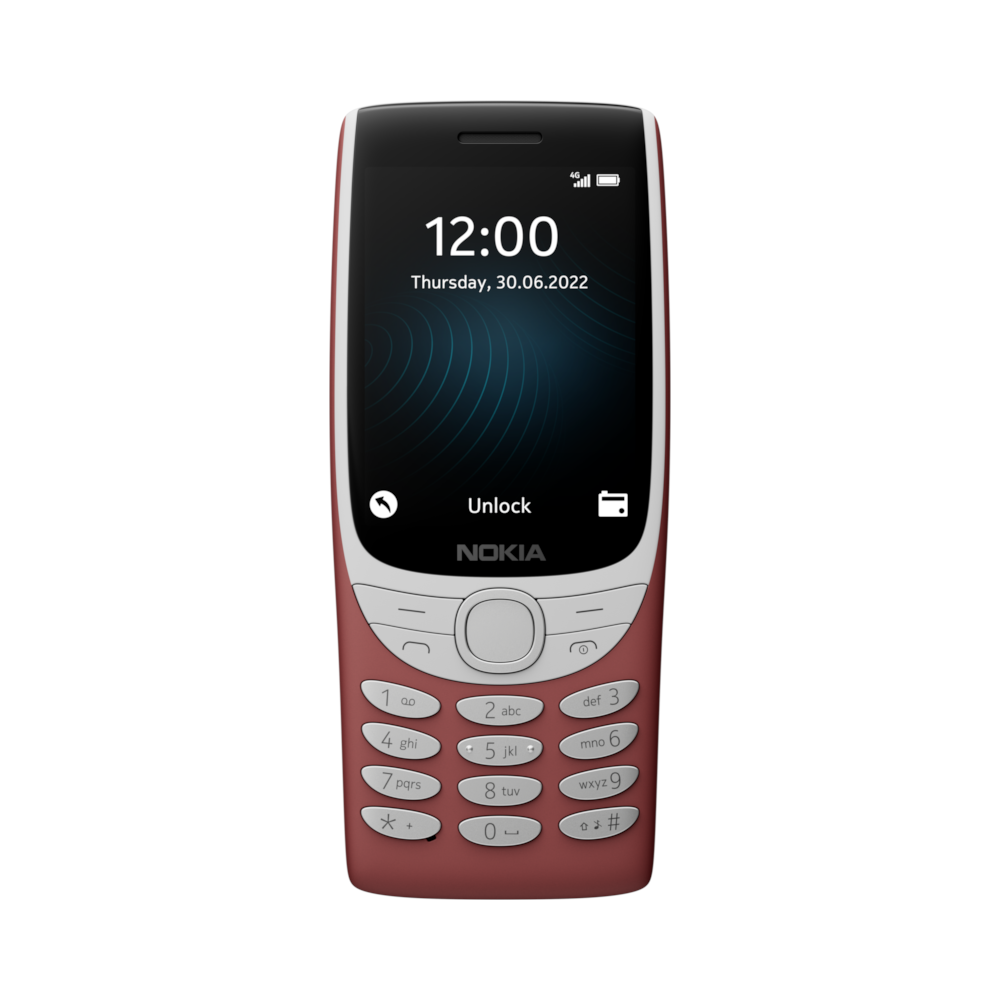 Nokia 8210 4G - Red Front