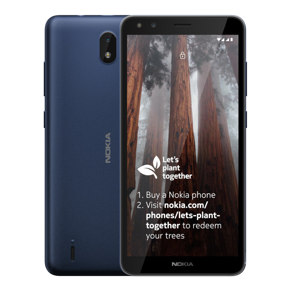 Nokia C01 Plus - Blue Front Back