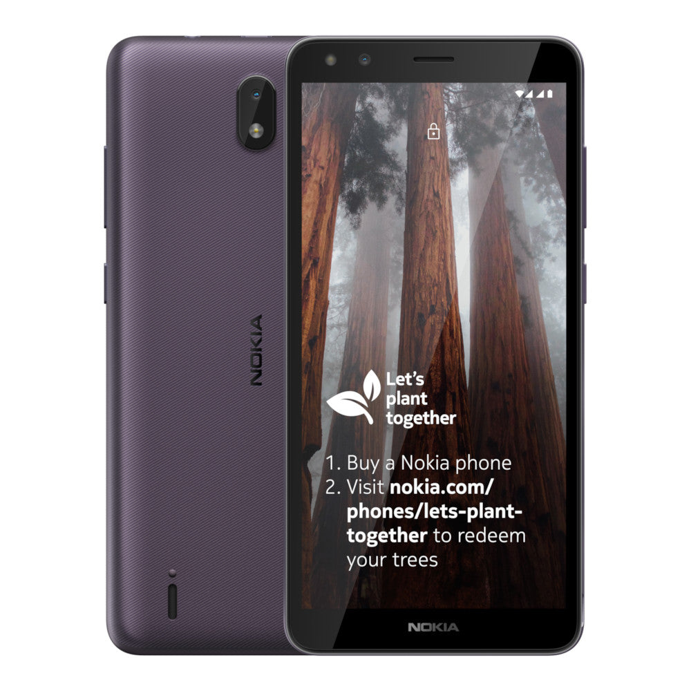 Nokia C01 Plus - Purple Front Back