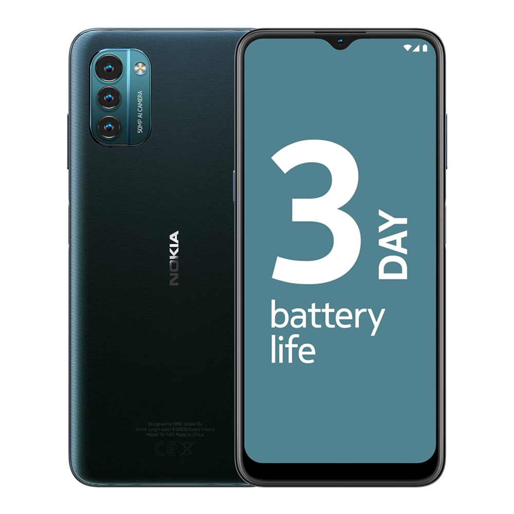 Nokia G21 - Nordic Blue Front Back