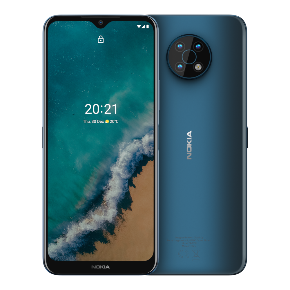 Nokia G50 - Ocean Blue Front Back