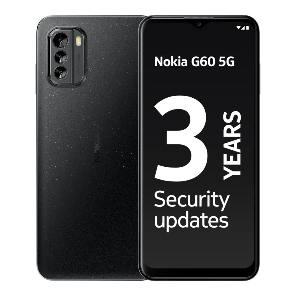 Nokia G60 5G - Black - 3 Years Secuirty Updates