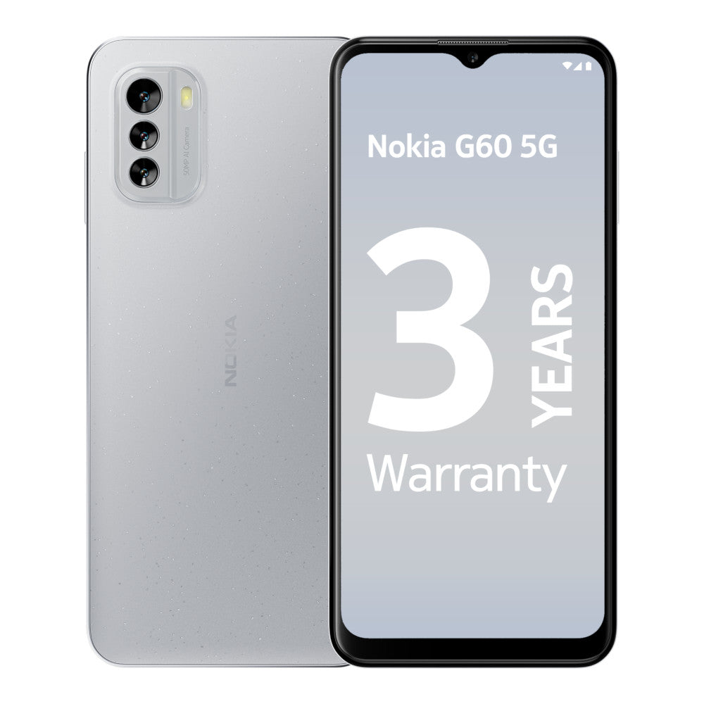 Nokia G60 5G - Ice - 3 Years Warranty