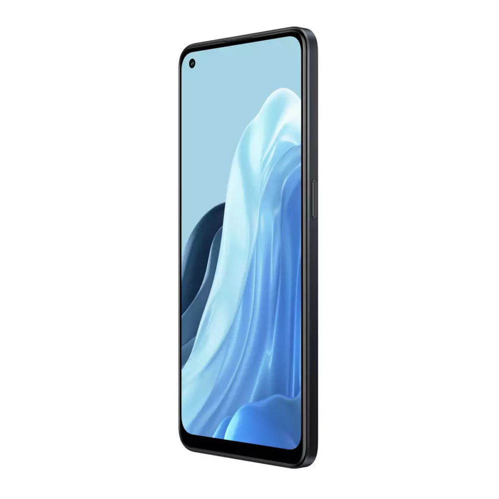 Oppo Reno8 Lite Cosmic Black front angle